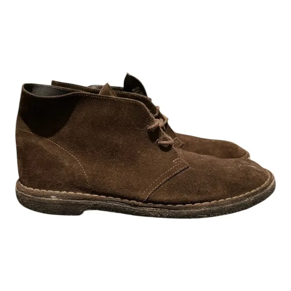 Clarks Original Chukka Men's Size 12 M Brown Suede CasualCrepe Sole Boot Lace Up